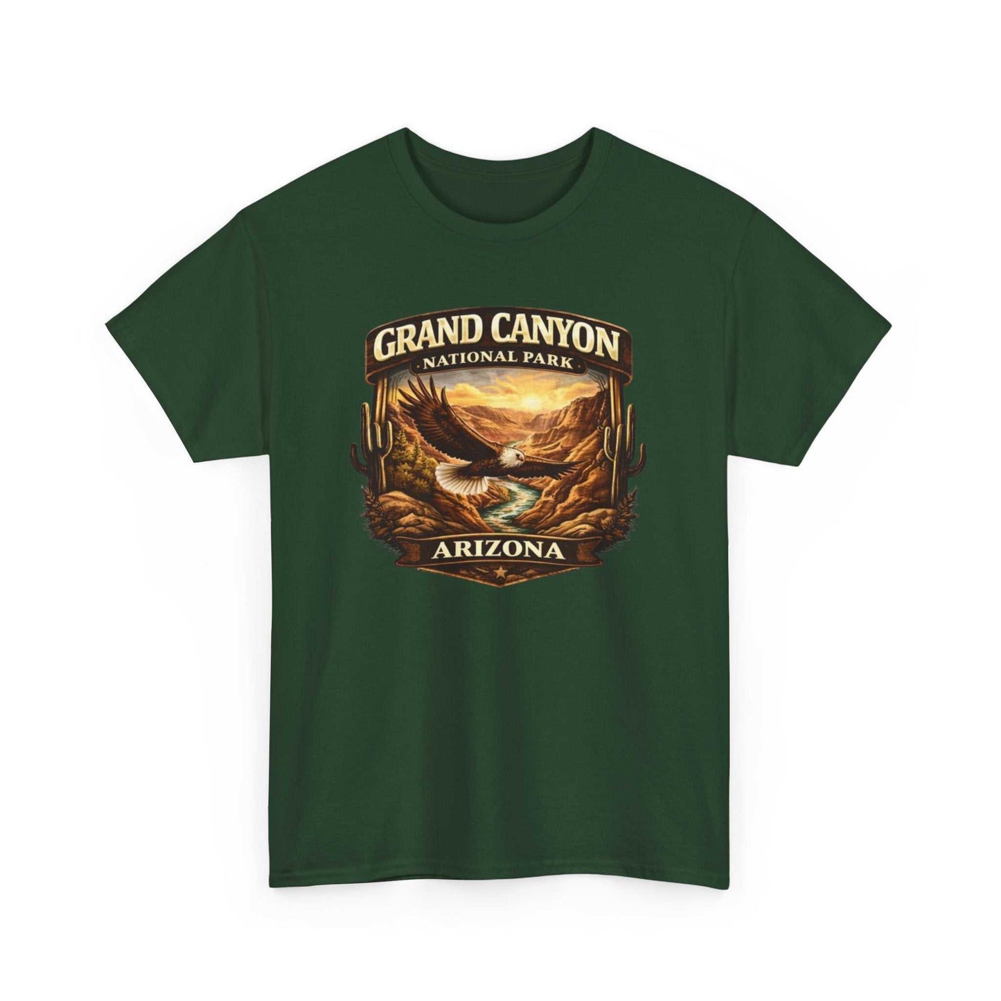 Vintage Grand Canyon National Park T-Shirt by Big Sky Ranch Co. featuring scenic canyon landscape on soft fabric.