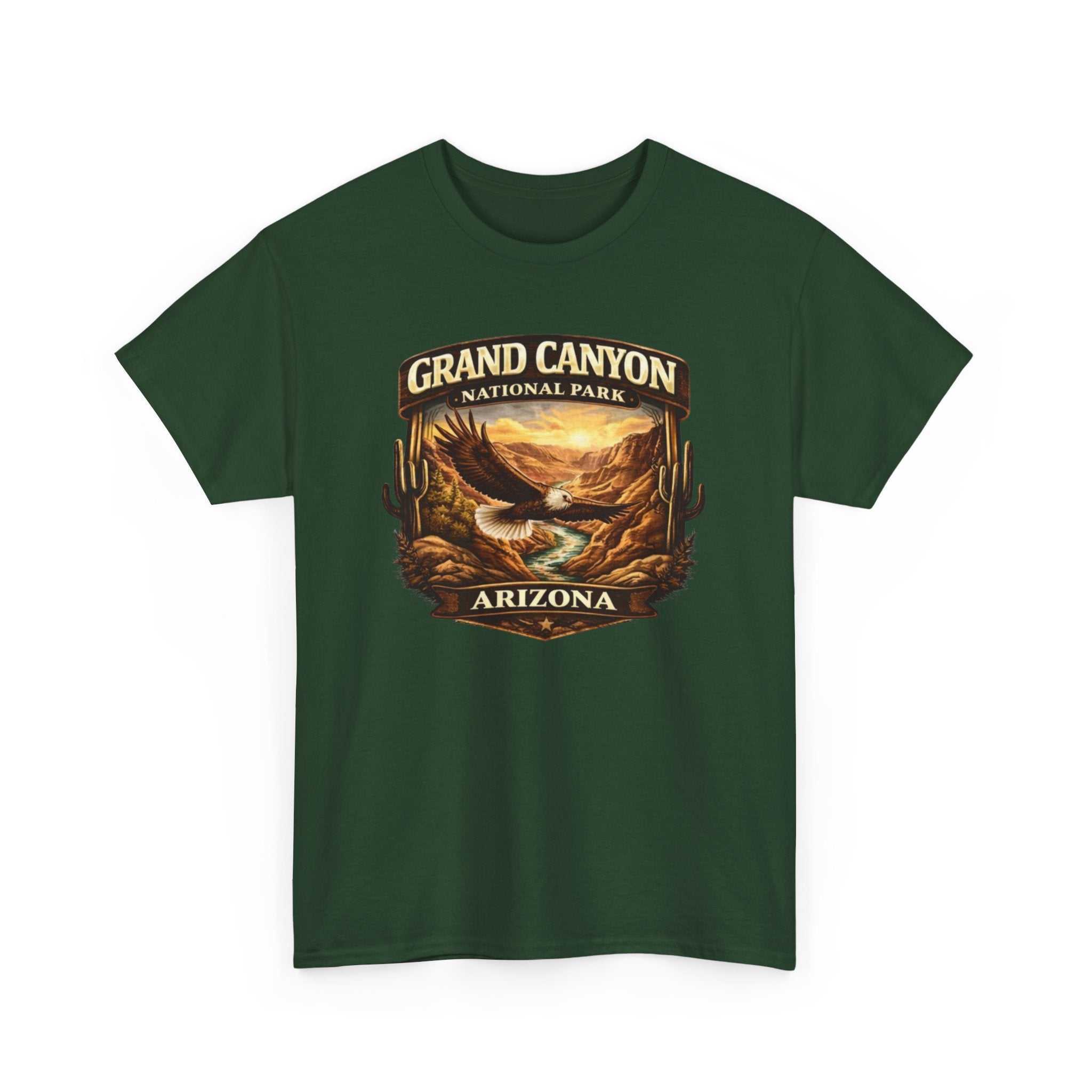 Vintage Grand Canyon National Park T-Shirt by Big Sky Ranch Co. featuring scenic canyon landscape on soft fabric.