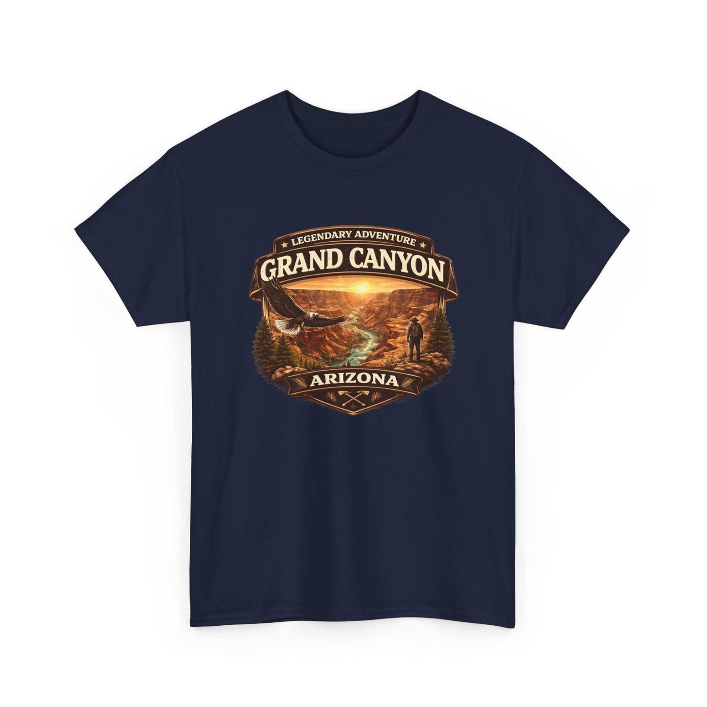 Big Sky Ranch Co. Grand Canyon Arizona T-Shirt featuring vintage desert adventure design, perfect for travel and outdoor enthusiasts.