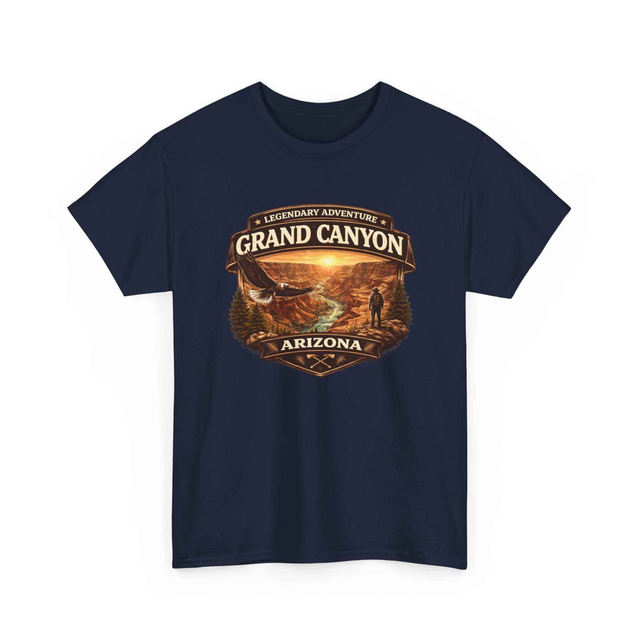 Big Sky Ranch Co. Grand Canyon Arizona T-Shirt featuring vintage desert adventure design, perfect for travel and outdoor enthusiasts.