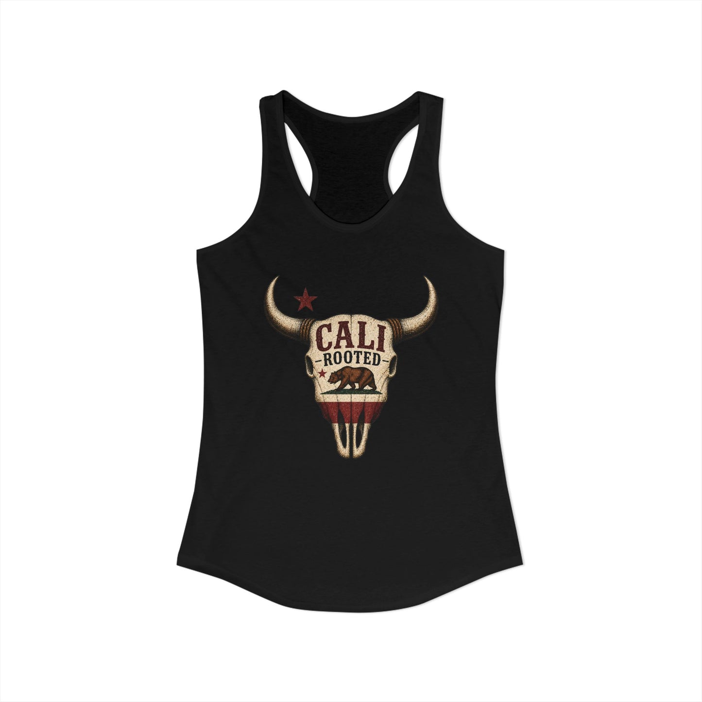 Women's Cali Rooted Racerback Tank