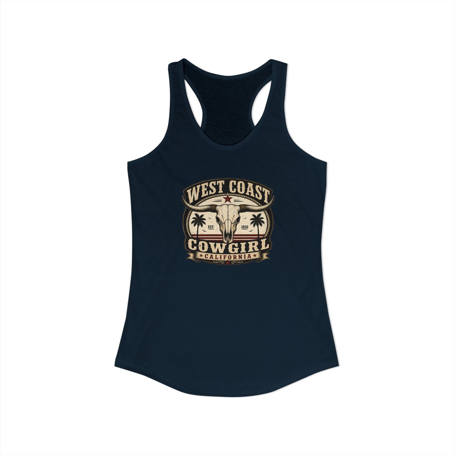 Women's West Coast Cowgirl Racerback Tank