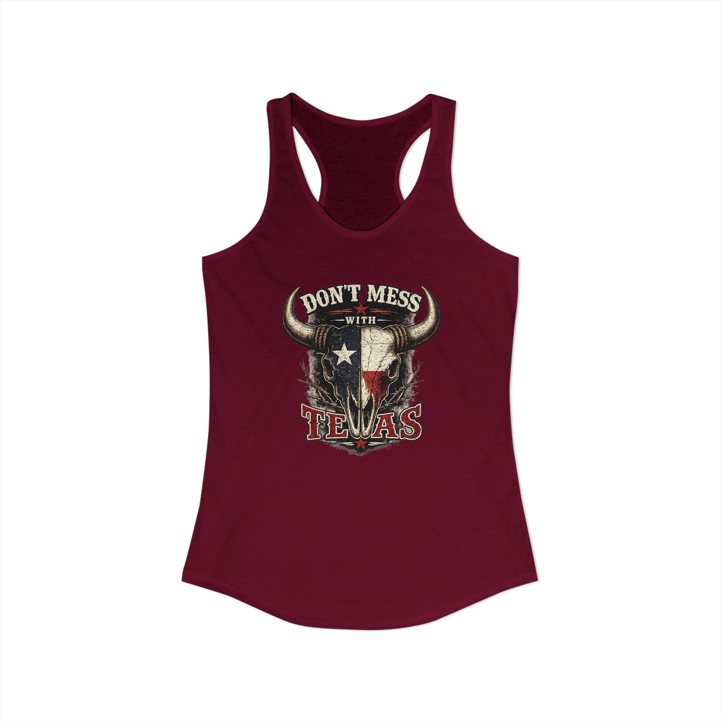 Women's Don't Mess With Texas Racerback Tank