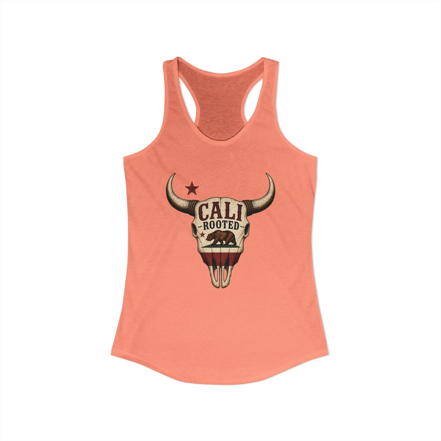 Women's Cali Rooted Racerback Tank