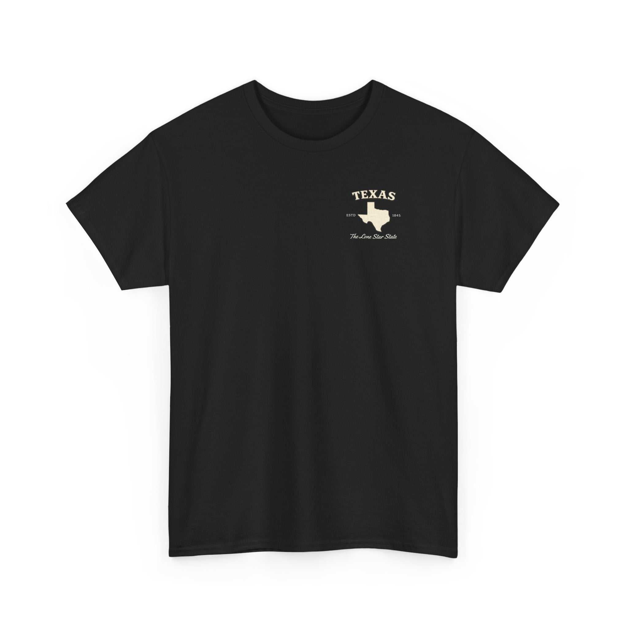 Vintage Texas Lone Star T-Shirt by Big Sky Ranch Co. featuring a classic star design on soft cotton fabric.