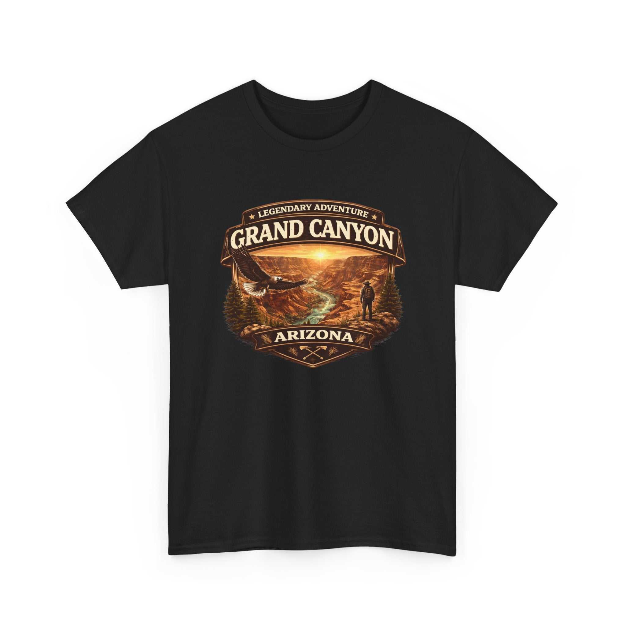 Big Sky Ranch Co. Grand Canyon Arizona T-Shirt featuring a vintage travel design and legendary desert adventure motif.