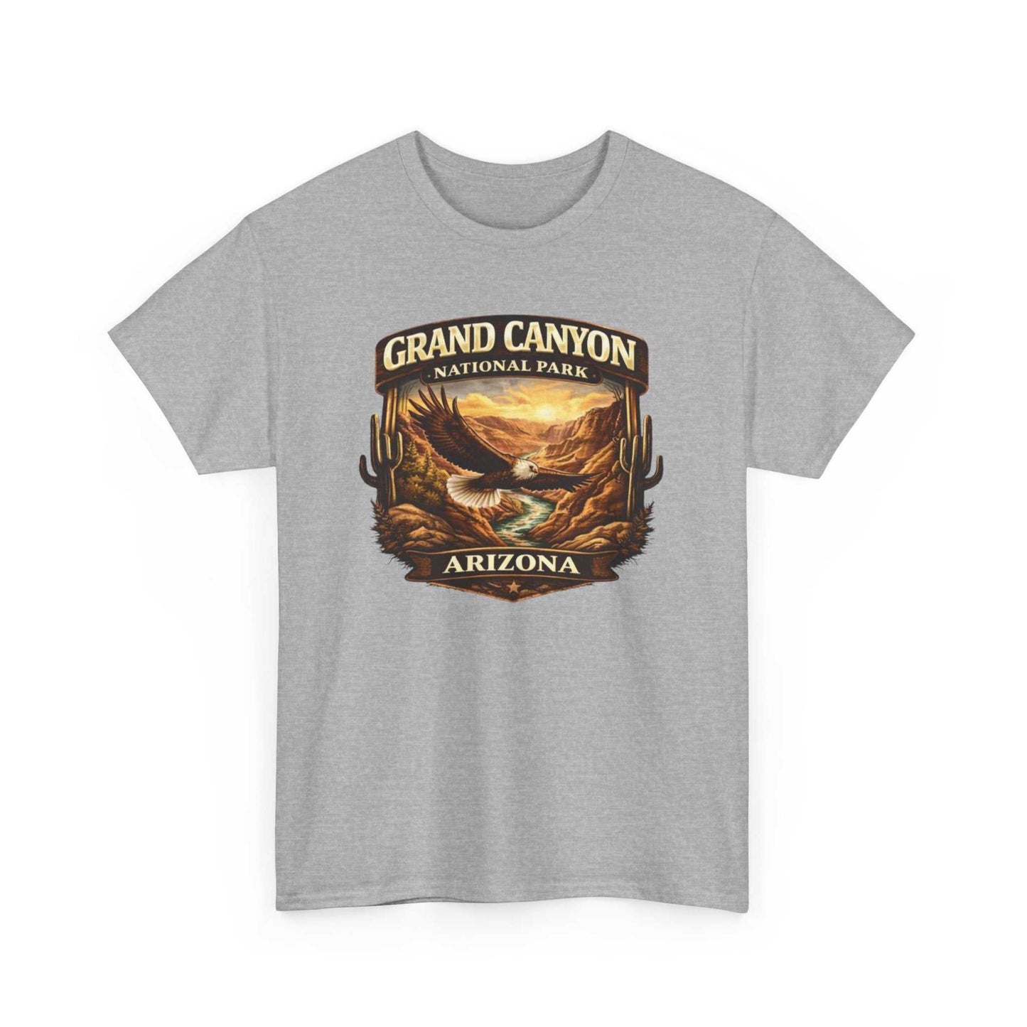 Vintage Big Sky Ranch Co. T-shirt featuring a scenic image of the Grand Canyon National Park in Arizona.