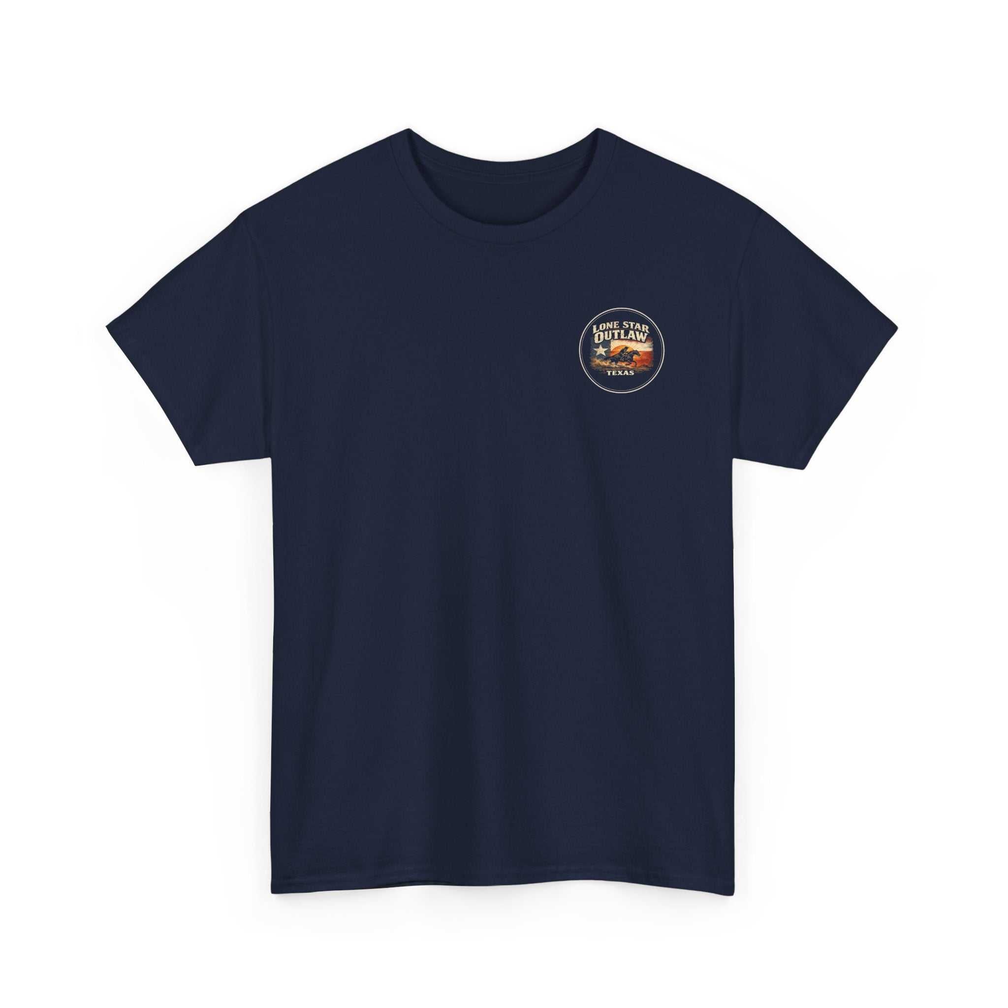 Big Sky Ranch Co. Texas Longhorn Tee featuring a Lone Star State skull graphic on a casual T-shirt.