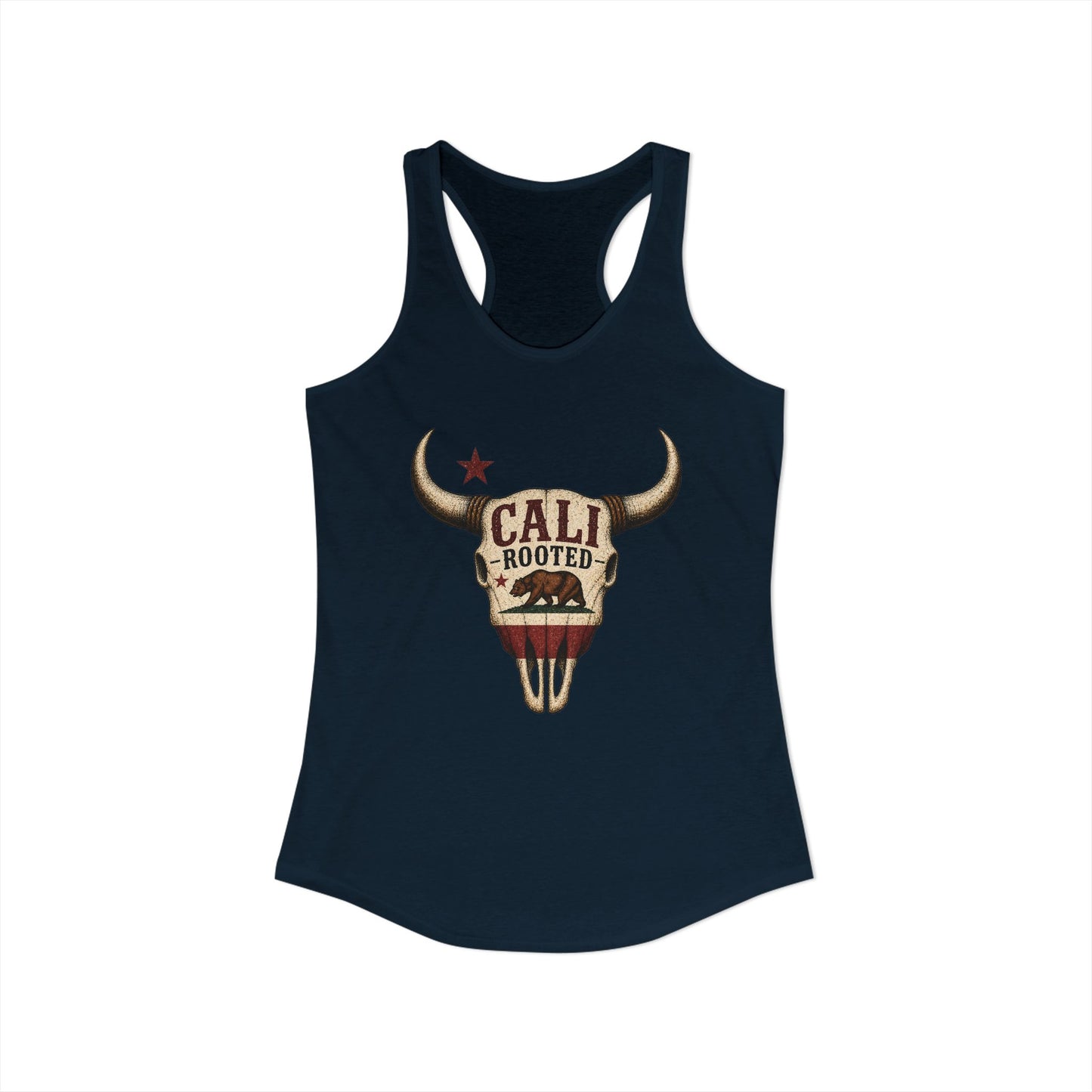 Women's Cali Rooted Racerback Tank