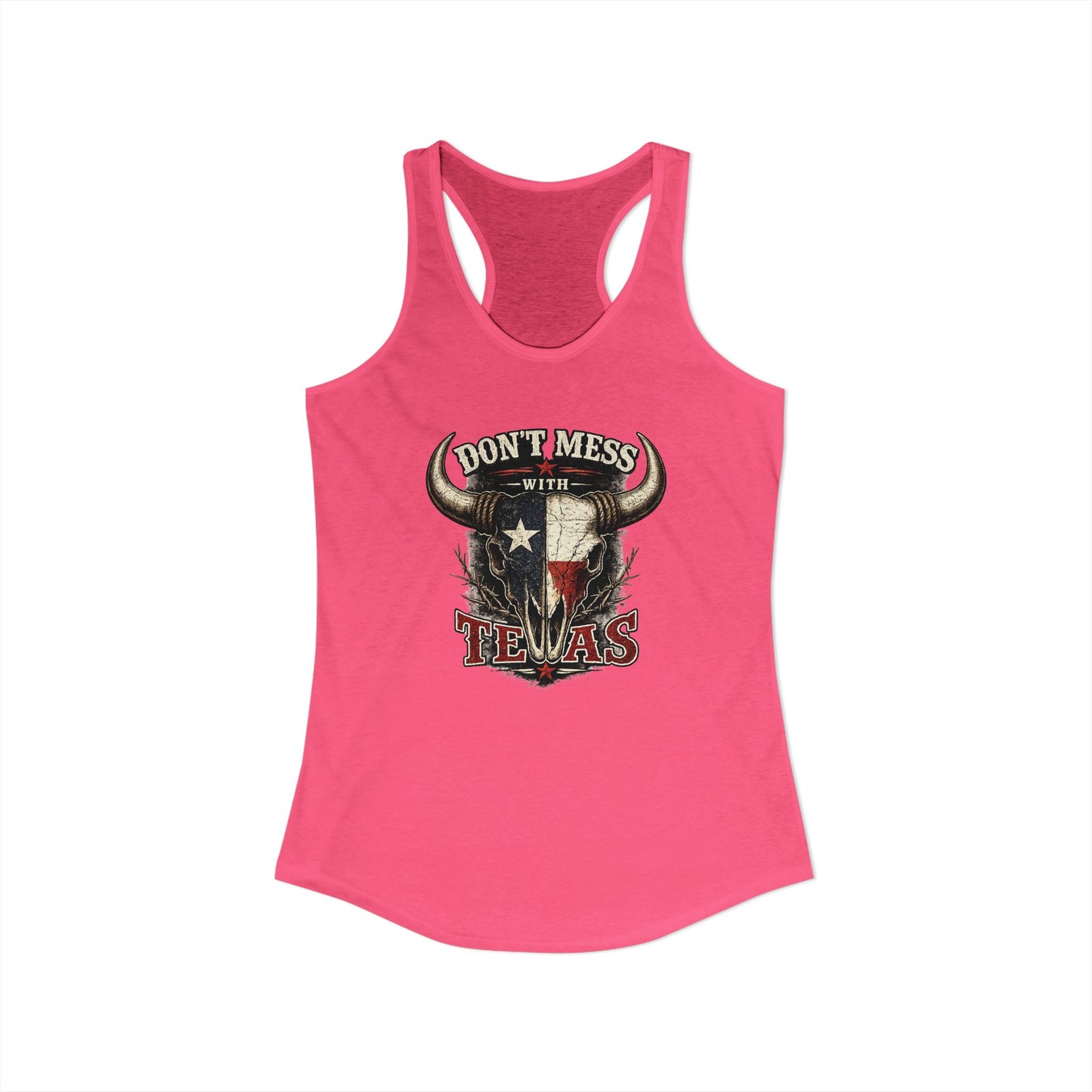 Women's Don't Mess With Texas Racerback Tank