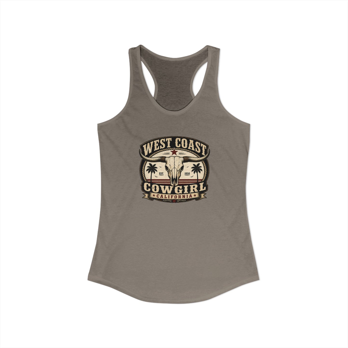 Women's West Coast Cowgirl Racerback Tank