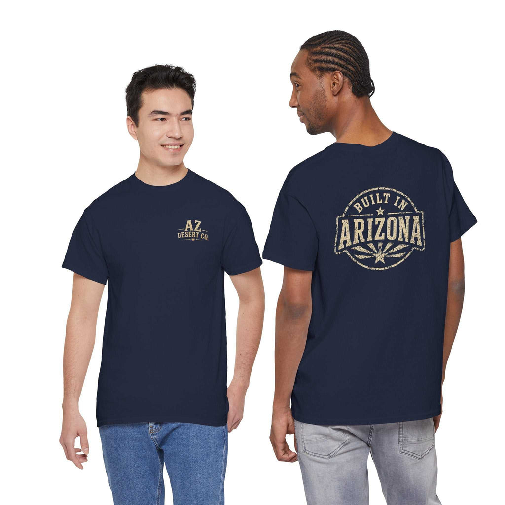 Built in Arizona T-Shirt by Big Sky Ranch Co., featuring a retro desert design on a casual cotton tee.