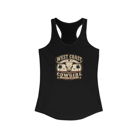 Women's West Coast Cowgirl Racerback Tank