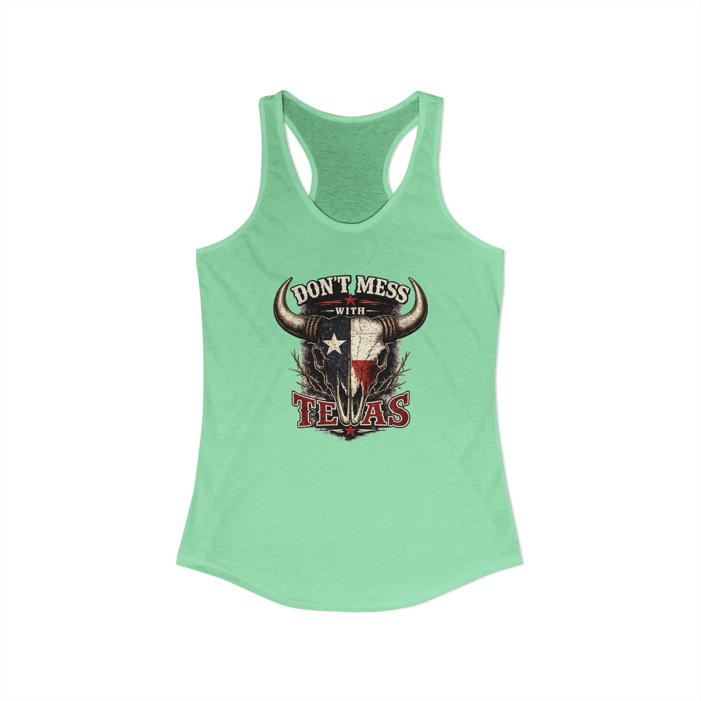 Women's Don't Mess With Texas Racerback Tank
