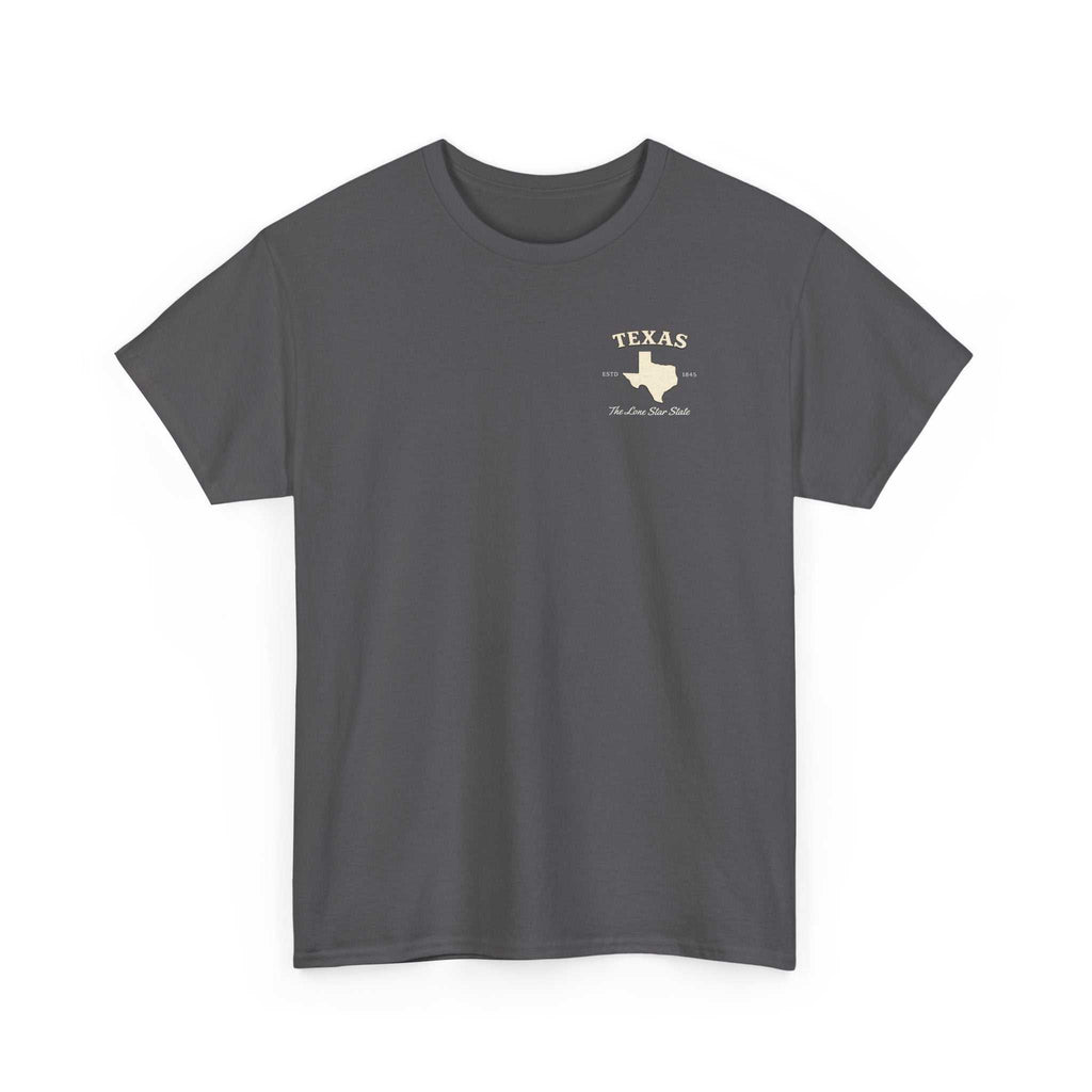 Vintage Texas Lone Star T-Shirt by Big Sky Ranch Co. featuring a classic star design on a comfortable cotton tee.