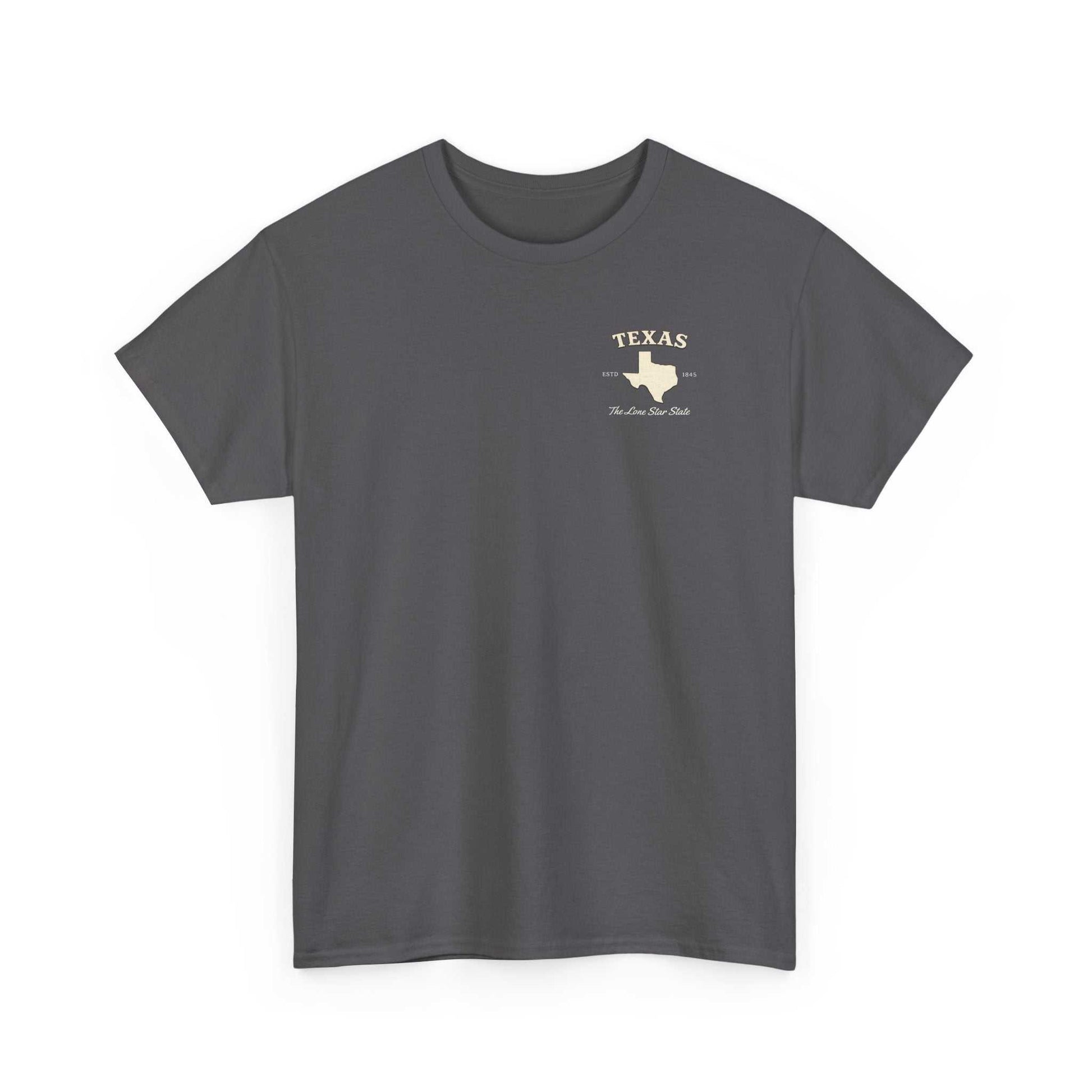 Vintage Texas Lone Star T-Shirt by Big Sky Ranch Co. featuring a classic star design on a comfortable cotton tee.