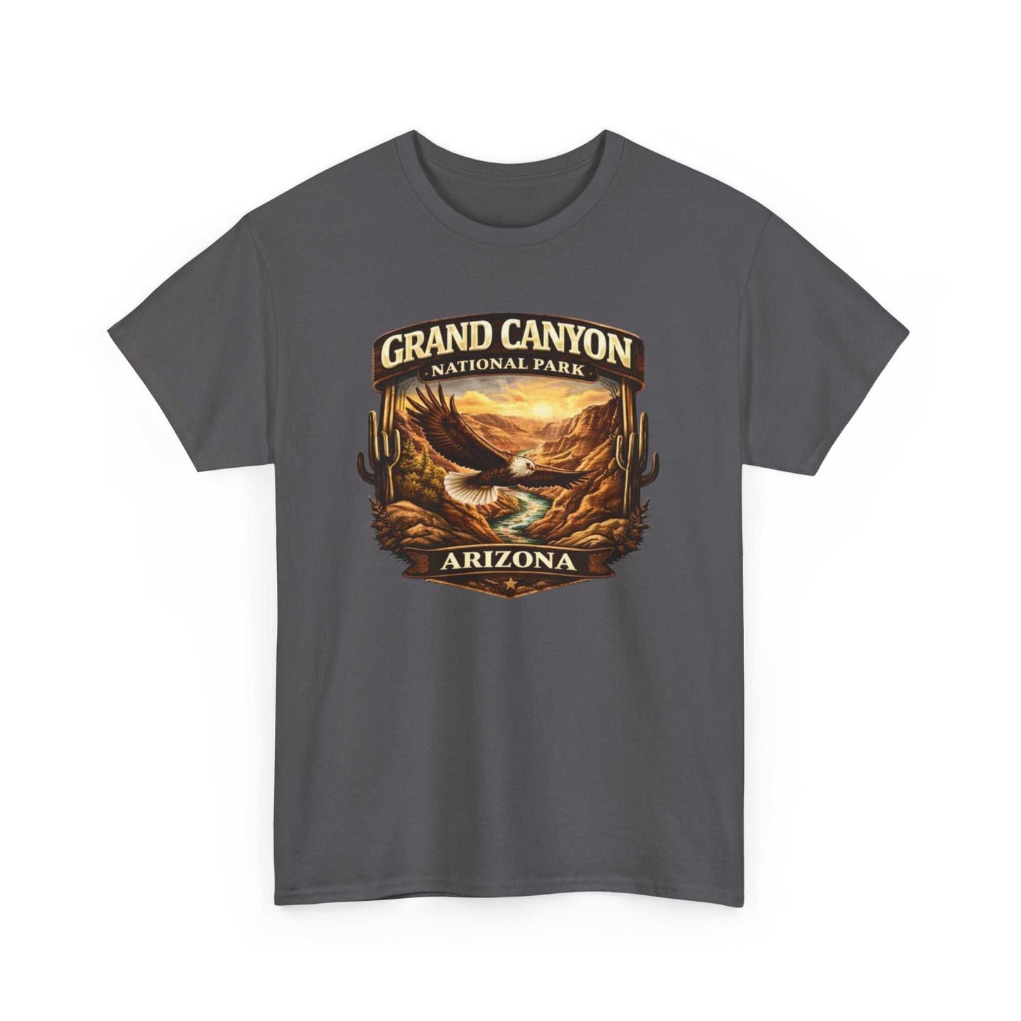 Vintage Grand Canyon National Park Arizona T-Shirt by Big Sky Ranch Co. featuring scenic canyon landscape print.
