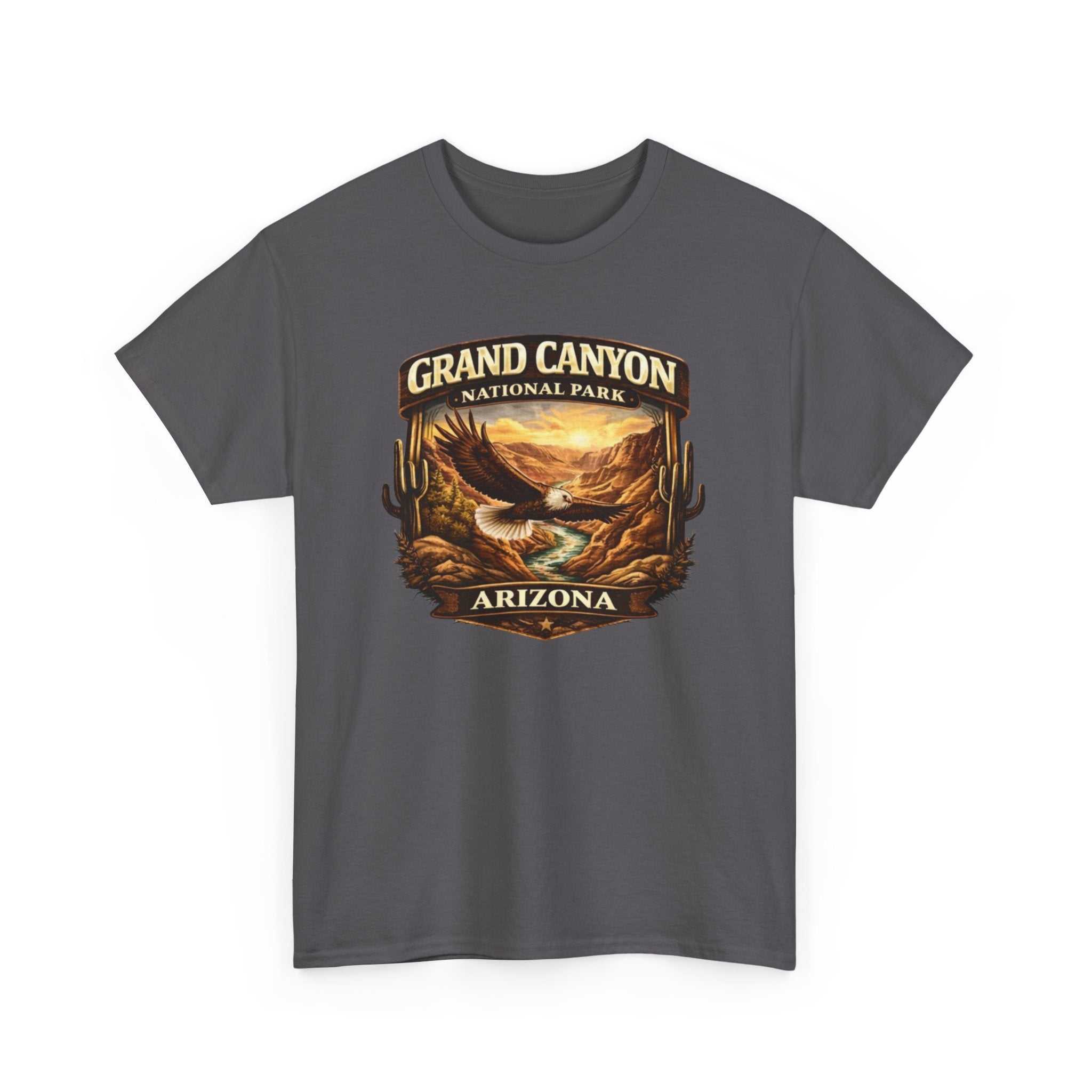 Vintage Grand Canyon National Park Arizona T-Shirt by Big Sky Ranch Co. featuring scenic canyon landscape print.