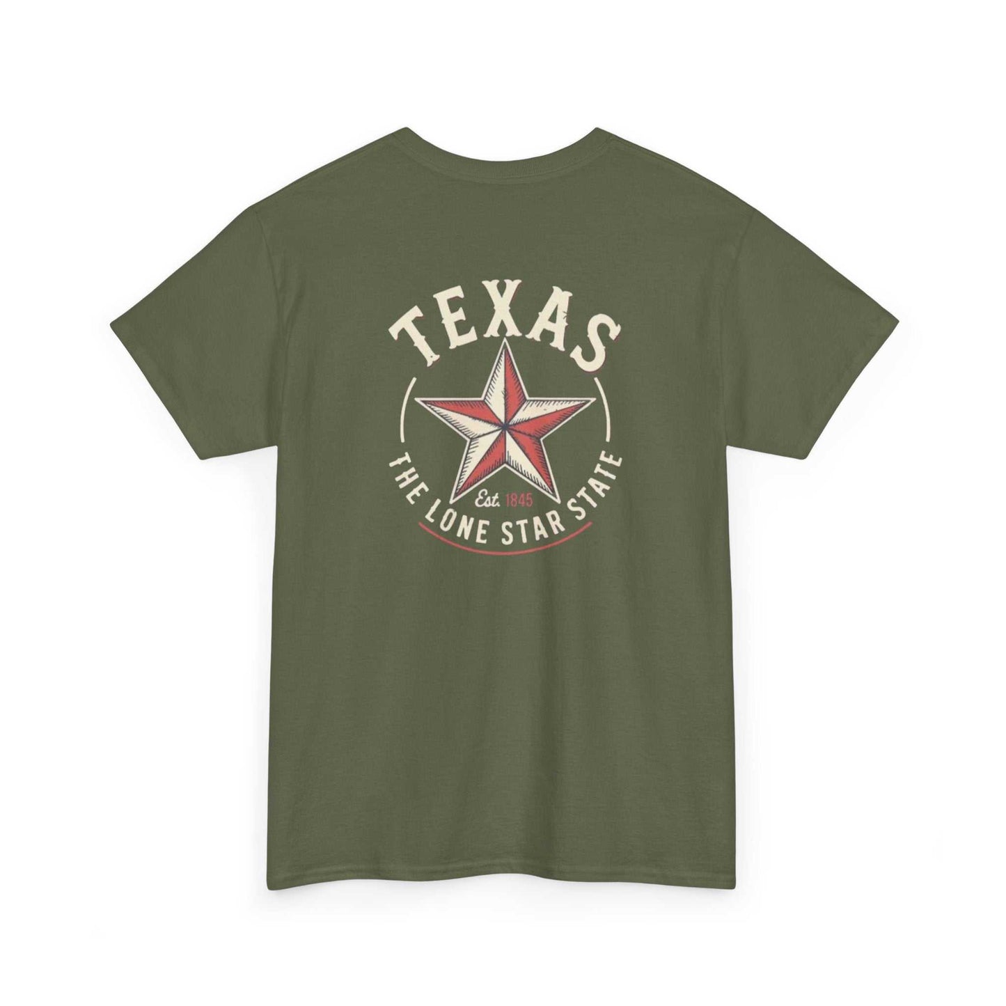 Vintage Texas Lone Star T-Shirt by Big Sky Ranch Co. featuring a classic star design on soft cotton tee.