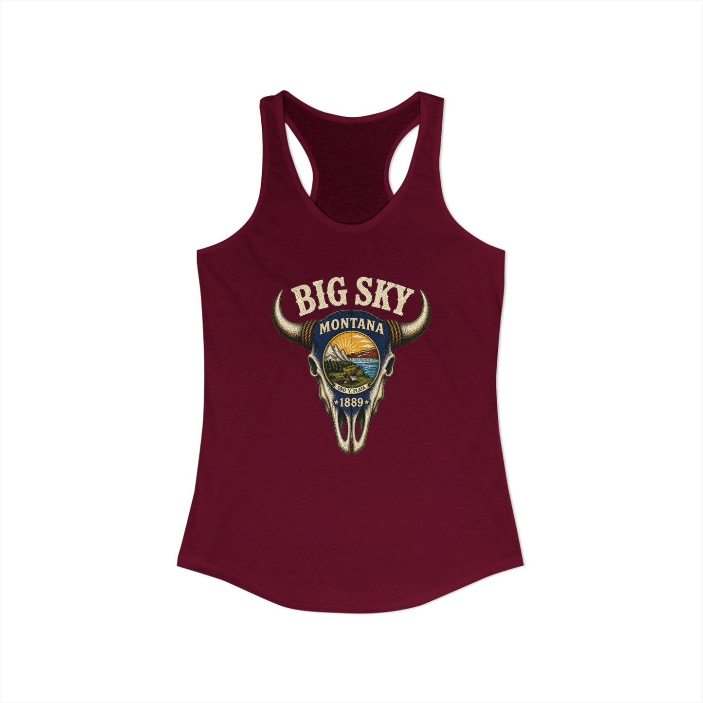 Women's Montana Big Sky Racerback Tank