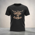 Western cowboy graphic T-shirt from Big Sky Ranch Co. featuring cowboy and beer illustrations on a casual tee.