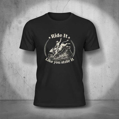 "Ride It Like You Stole It" Vintage Rodeo Graphic Tee