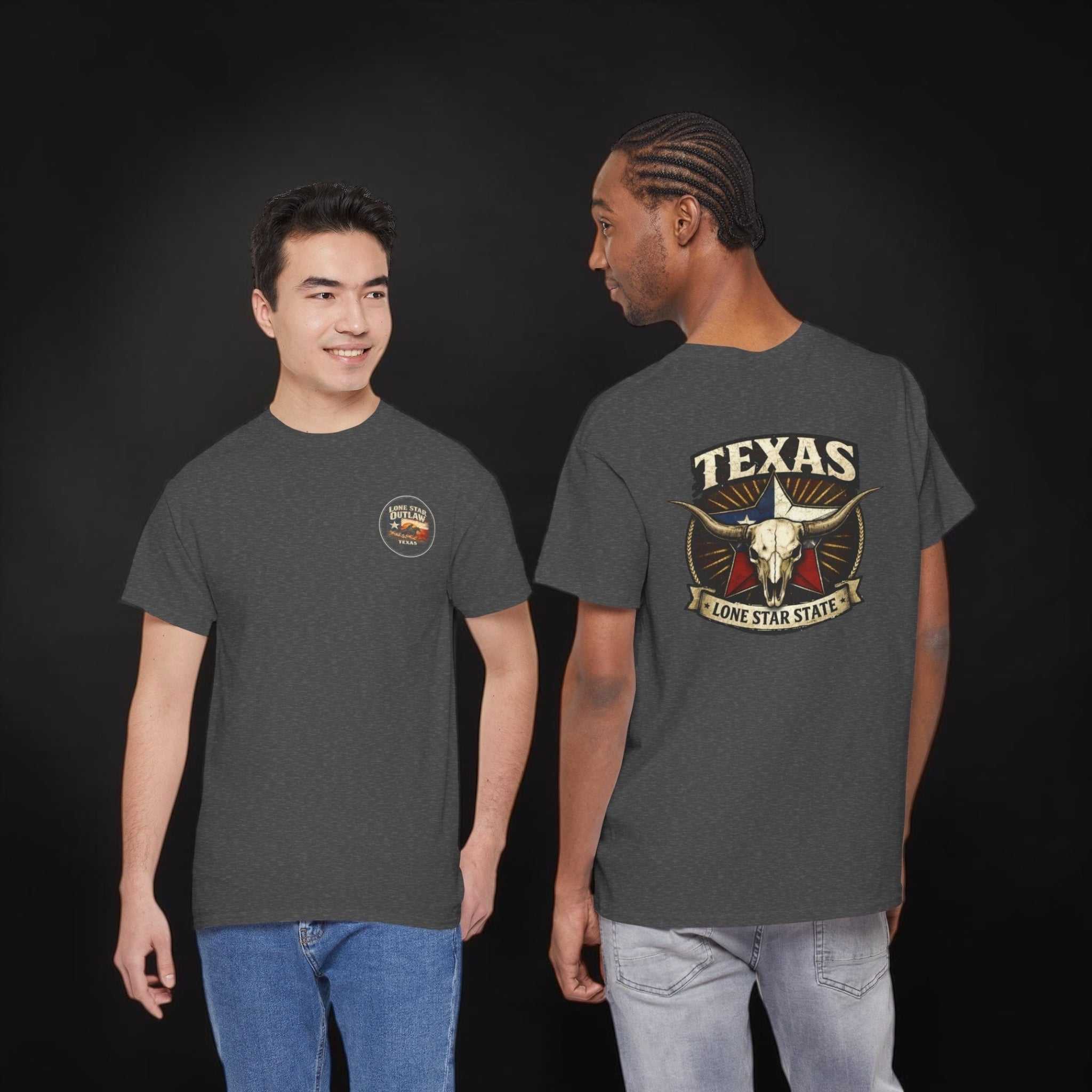 Maroon Texas Longhorn T-shirt with Lone Star State graphic