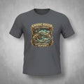 Big Sky Ranch Co. Snake River Idaho fishing T-shirt with vintage trout graphic, casual short-sleeve fishing tee for outdoor enthusiasts