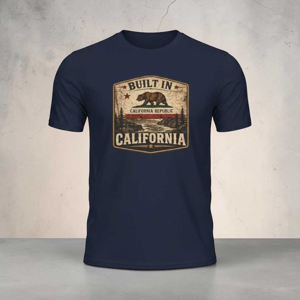 Vintage California Republic Bear T-Shirt by Big Sky Ranch Co., featuring a classic California-inspired design on soft fabric.