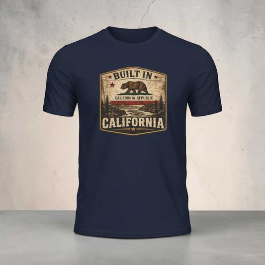 Vintage California Republic Bear T-Shirt by Big Sky Ranch Co., featuring a classic California-inspired design on soft fabric.