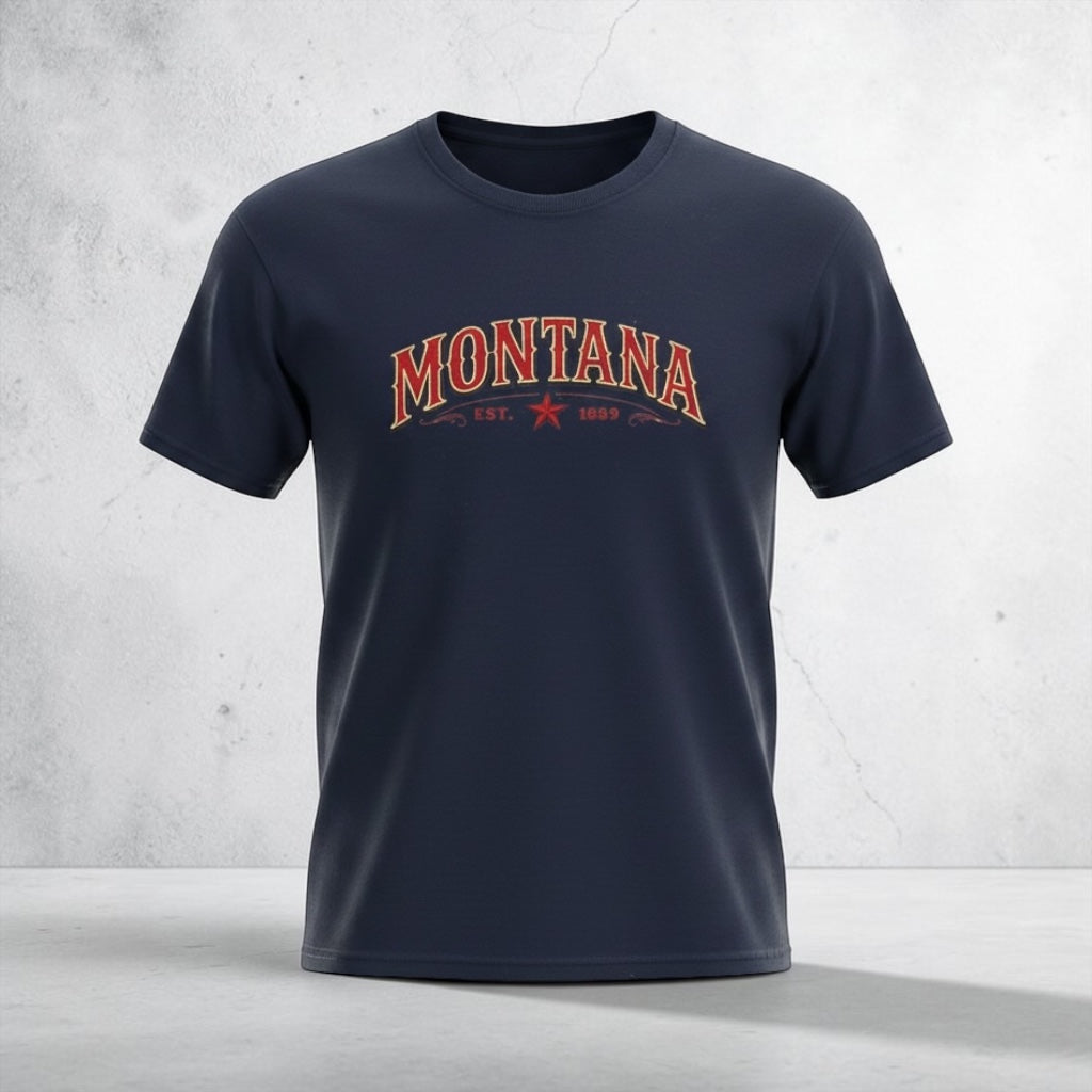 Montana Retro Tee — Vintage Western State Graphic T-Shirt