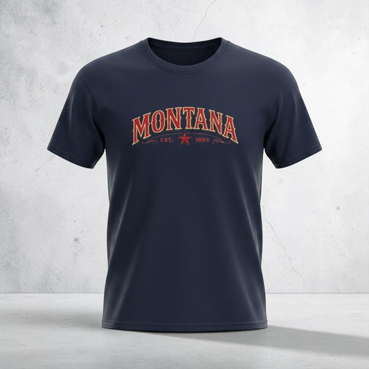 Montana Retro Tee — Vintage Western State Graphic T-Shirt