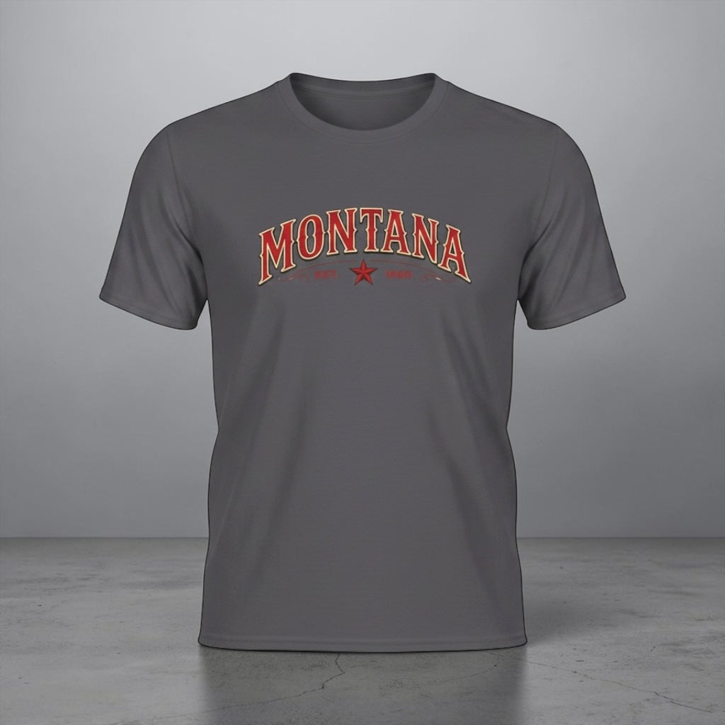 Montana Retro Tee — Vintage Western State Graphic T-Shirt