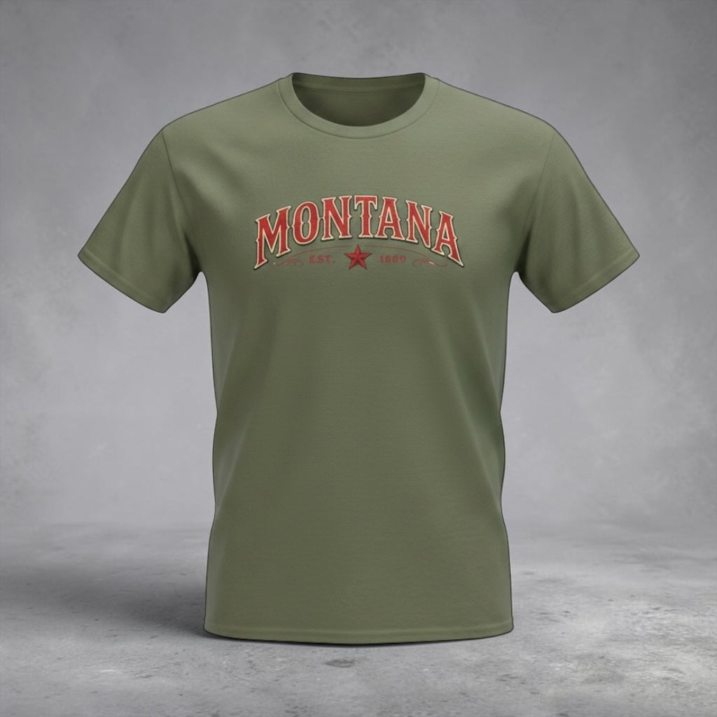 Montana Retro Tee — Vintage Western State Graphic T-Shirt