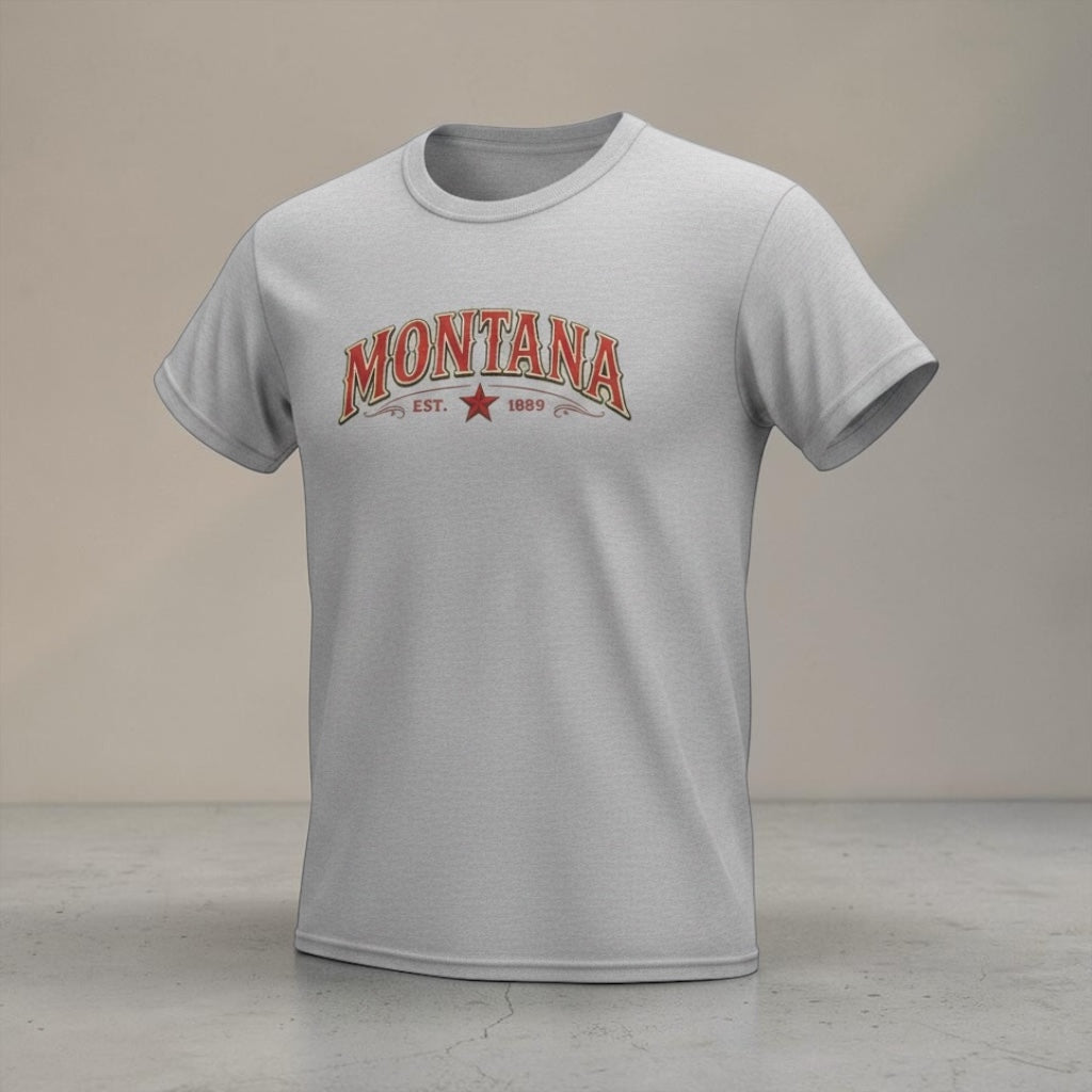 Montana Retro Tee — Vintage Western State Graphic T-Shirt