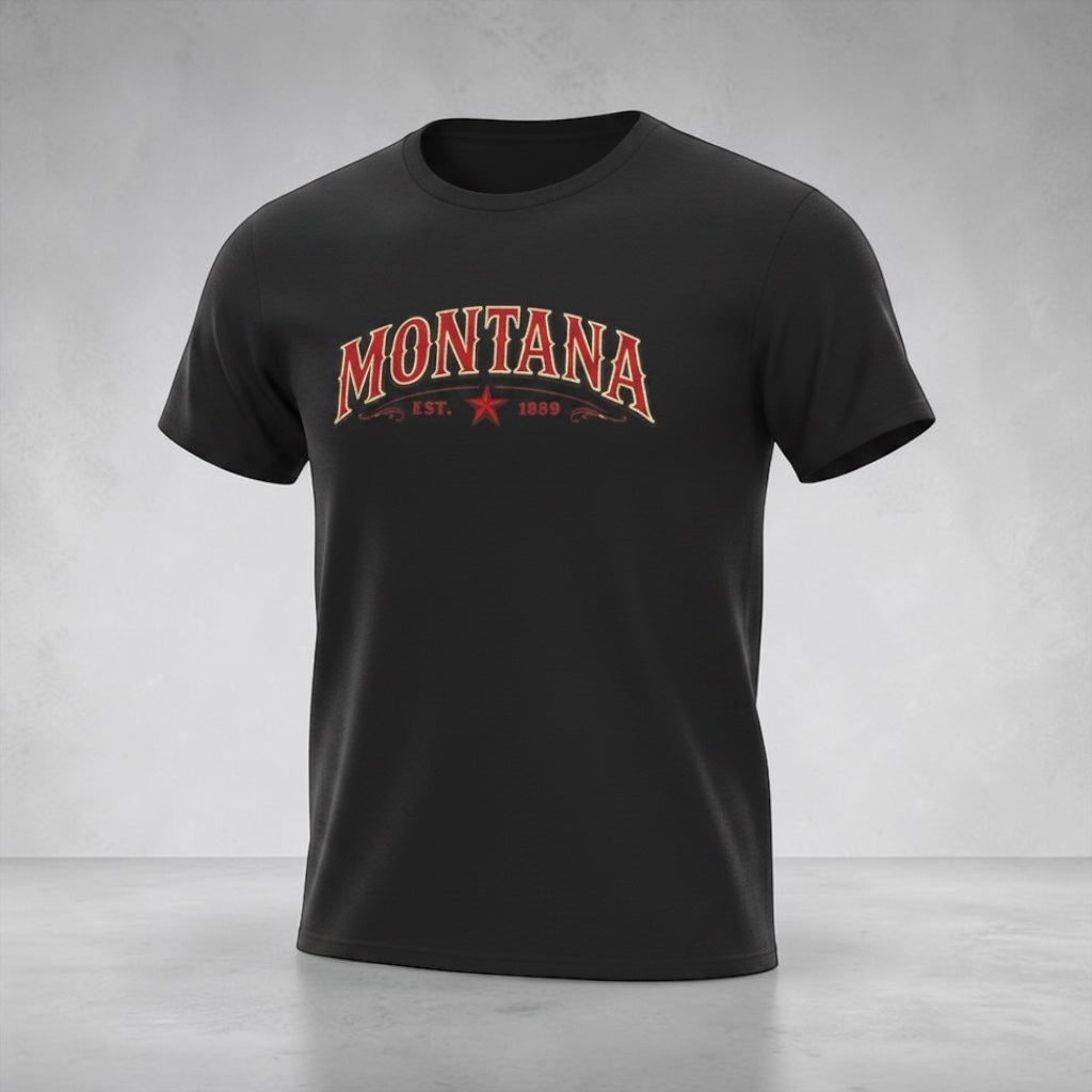 Montana Retro Tee — Vintage Western State Graphic T-Shirt