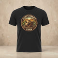 Dusty Trails Utah Cowboy Hat T-shirt by Big Sky Ranch Co., featuring a rugged cowboy hat design on a casual tee.
