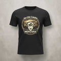 Vintage Montana Bison T-shirt by Big Sky Ranch Co. featuring "No City Limits" Western design on a classic T-shirt.
