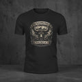 Big Sky Ranch Co. Wyoming No Bull Bison T-Shirt featuring a wildlife graphic on soft cotton fabric.